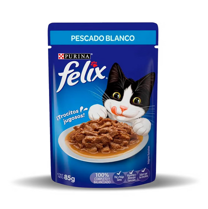 Felix con Pescado Blanco - Alimento para Gatos