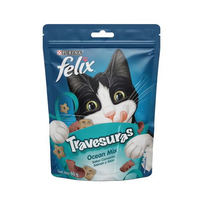Felix Travesuras Ocean Mix - Snacks para Gatos