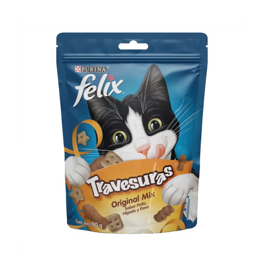 Felix Travesuras Original Mix - Snacks para Gatos