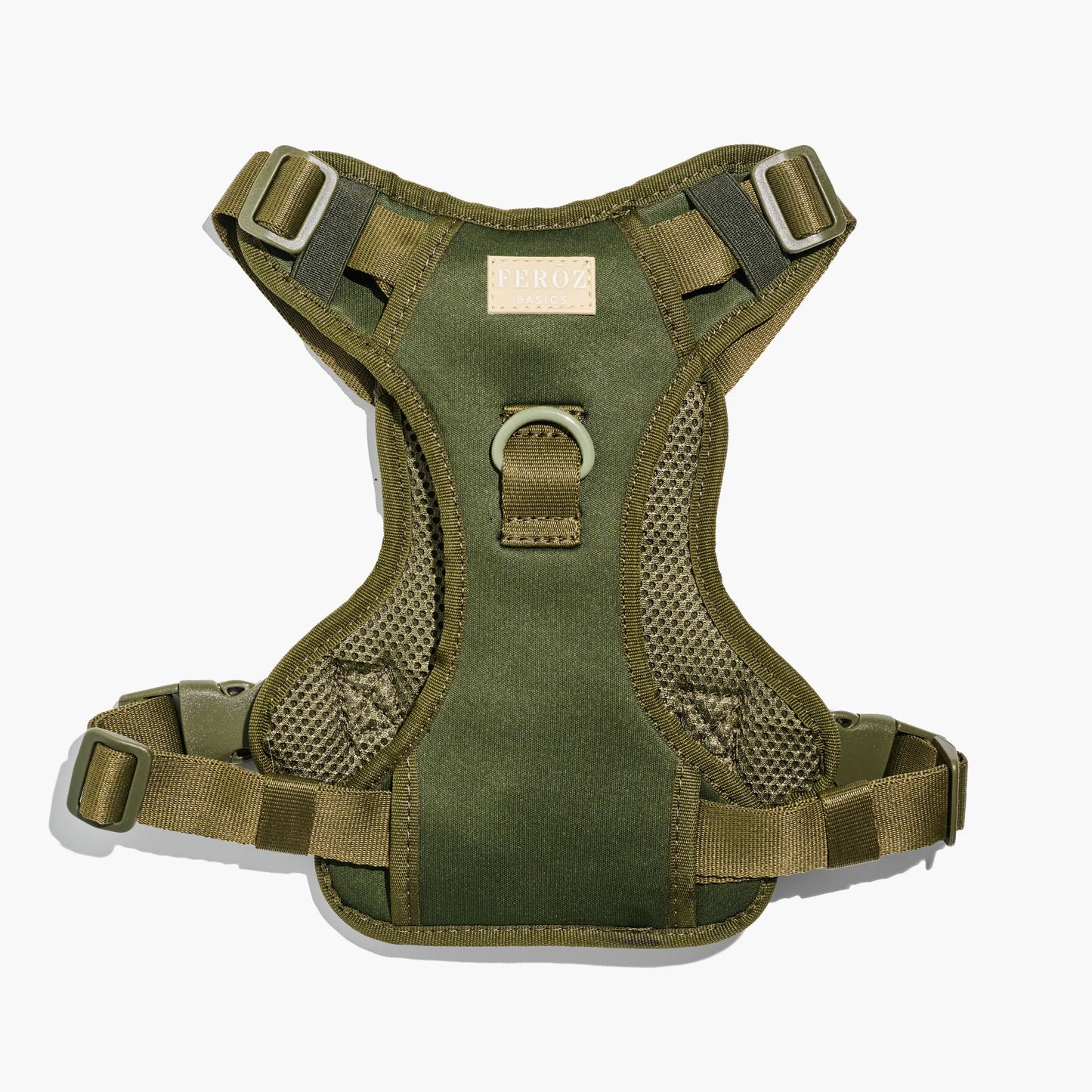 Feroz Arnés Deportivo Basic Verde Militar - Arnés para Perros