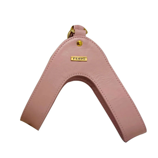 Feroz Arnés de Cuero Rosa - Arnés para Perros
