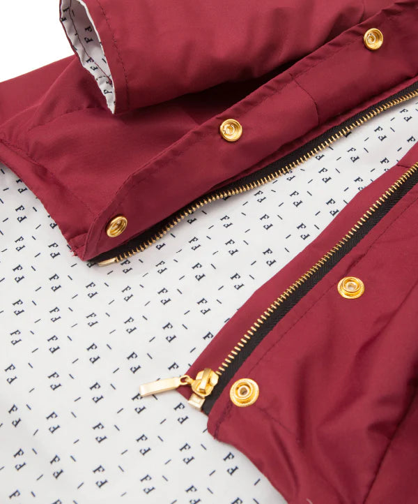 Feroz Chaqueta Impermeable Vinotinto - Ropa para Perros
