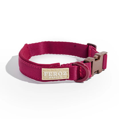 Feroz Collar Reata Basic Vinotinto - Collares para Perros