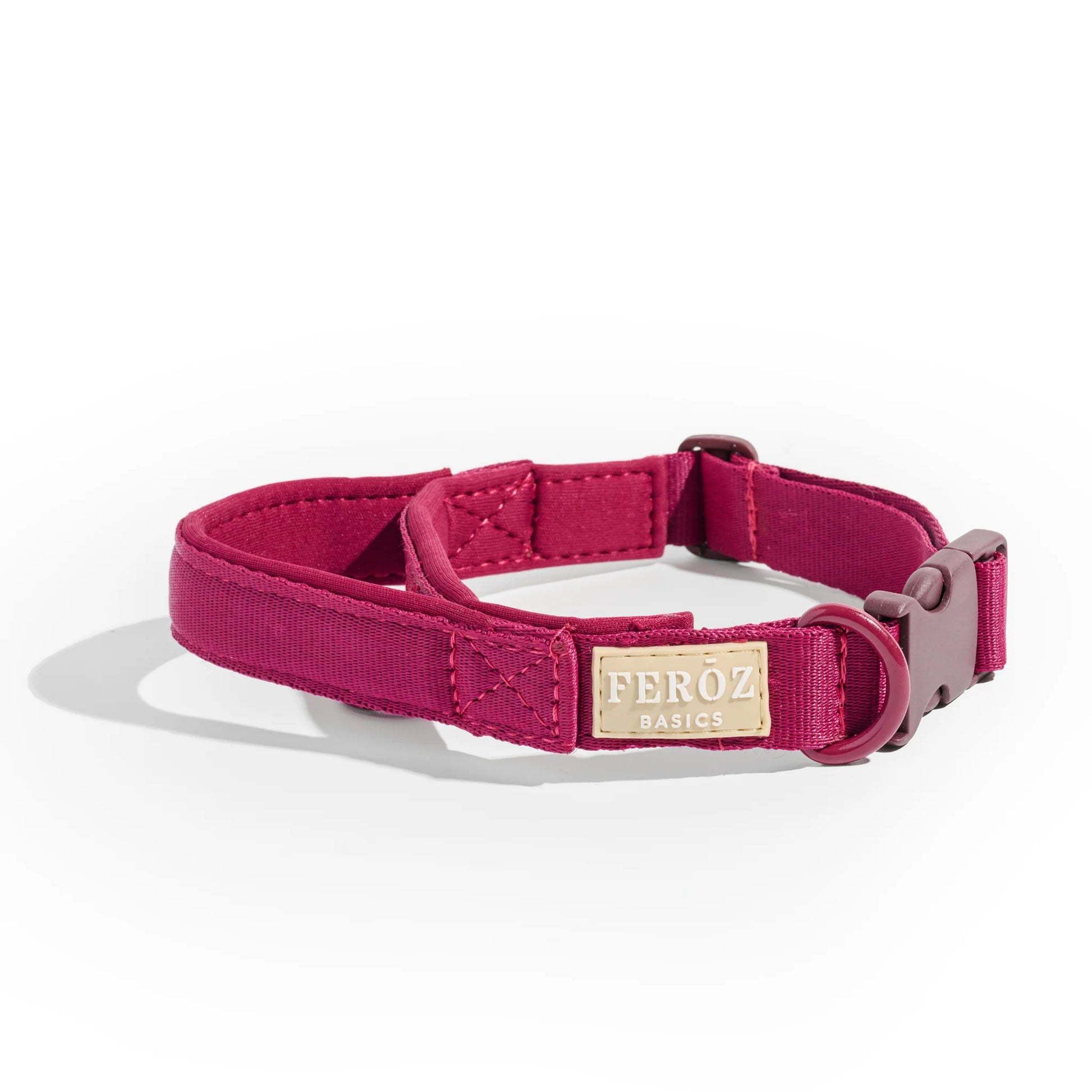 Feroz Collar Reata Basic Vinotinto - Collares para Perros