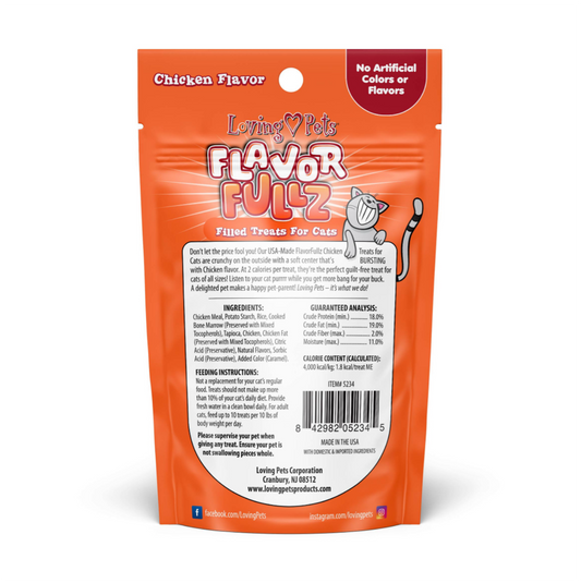Flavorfullz Cat Treats Chicken (85 G) - Snacks para Gatos