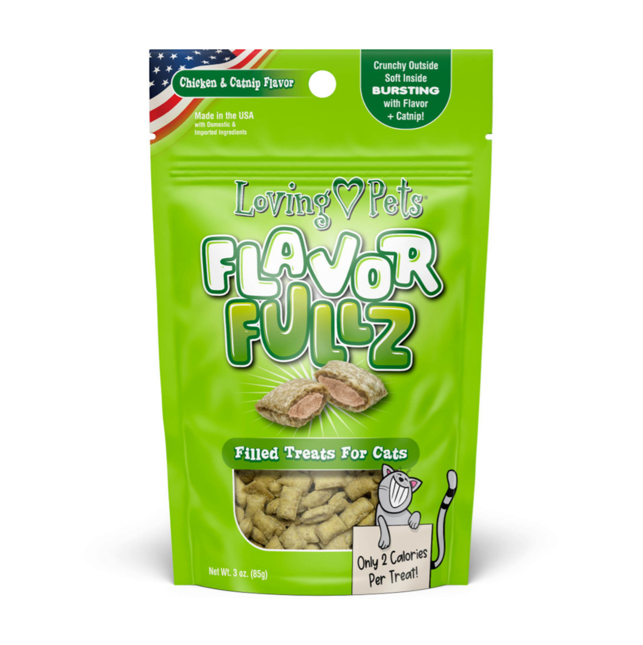 Flavorfullz Cat Treats Chicken and Catnip (85 G) - Snacks para Gatos