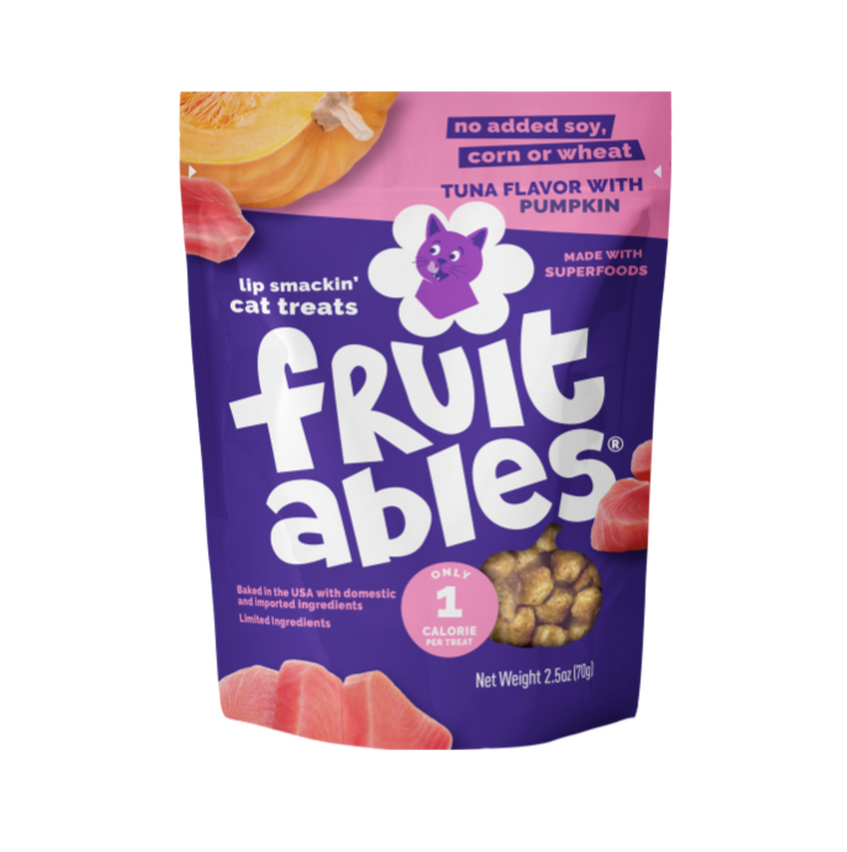 Fruitables Atún y Calabaza - Snacks para Gatos