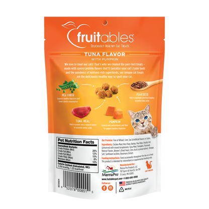Fruitables Atún y Calabaza - Snacks para Gatos
