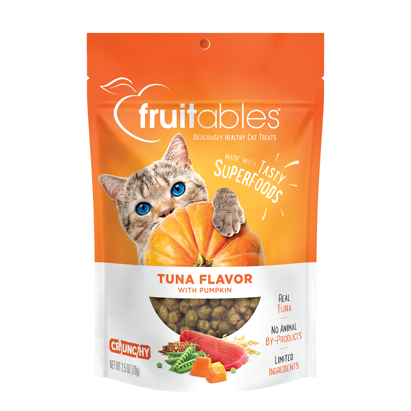 Fruitables Atún y Calabaza - Snacks para Gatos