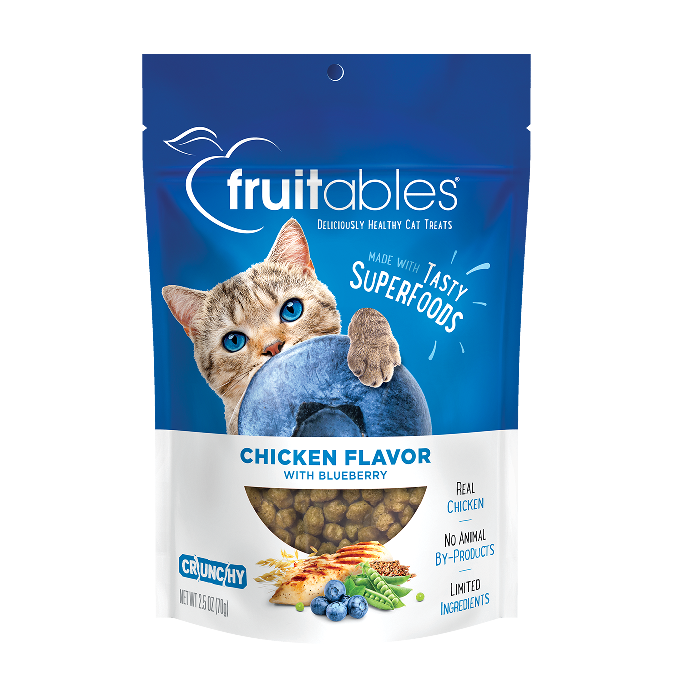 Fruitables Pollo y Arándonos - Snacks para Gatos
