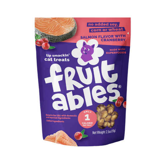 Fruitables Salmón y Arándanos - Snacks para Gatos
