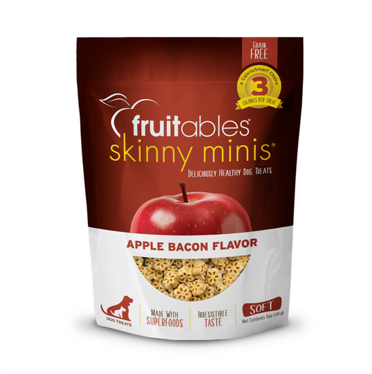 Fruitables Skinny Minis Apple Bacon - Snacks para Perros