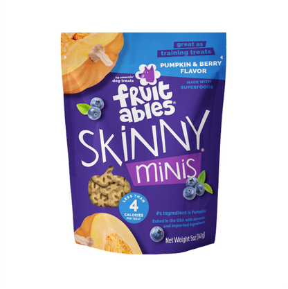 Fruitables Skinny Minis Pumpkin and Berry - Snacks para Perros