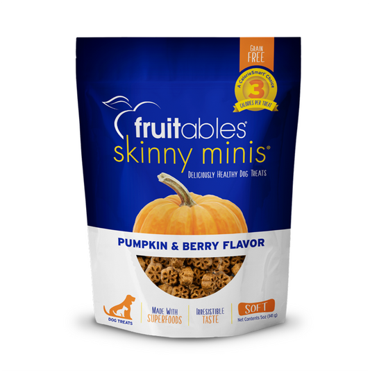 Fruitables Skinny Minis Pumpkin and Berry - Snacks para Perros