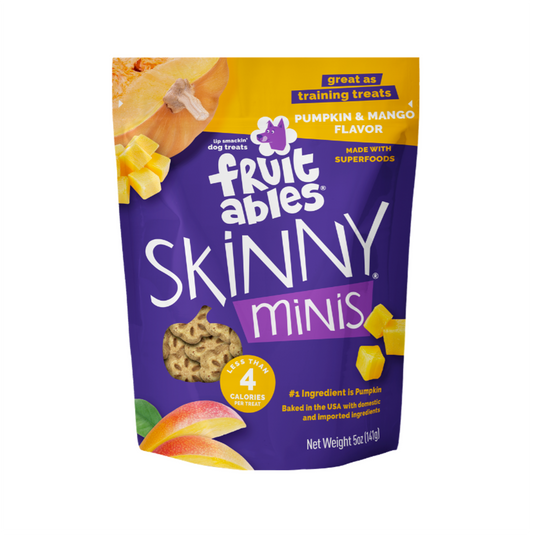 Fruitables Skinny Minis Pumpkin Mango - Snacks para Perros
