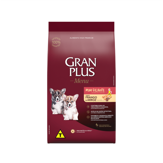 Gran Plus Cachorro Mini y Pequeño Pollo y Arroz - Comida para Perros
