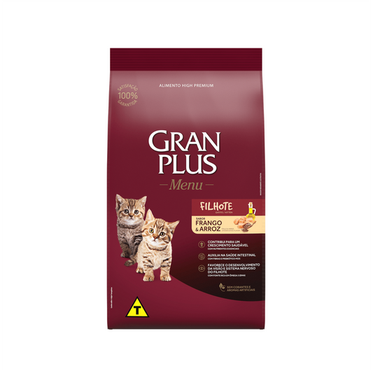 Gran Plus Gatito Pollo y Arroz - Alimento para Gatos - Petit Paws