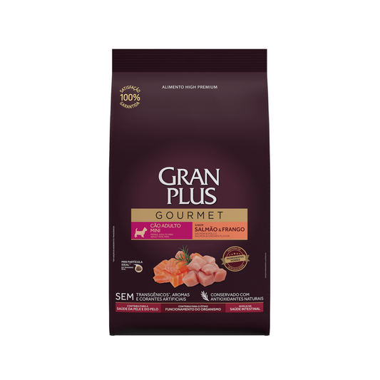 Gran Plus Gourmet Perro Adulto Mini Salmón y Pollo - Comida para Perro
