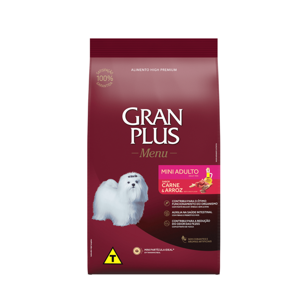 Gran Plus Perro Adulto Mini y Pequeño Carne y Arroz - Comida para Perros