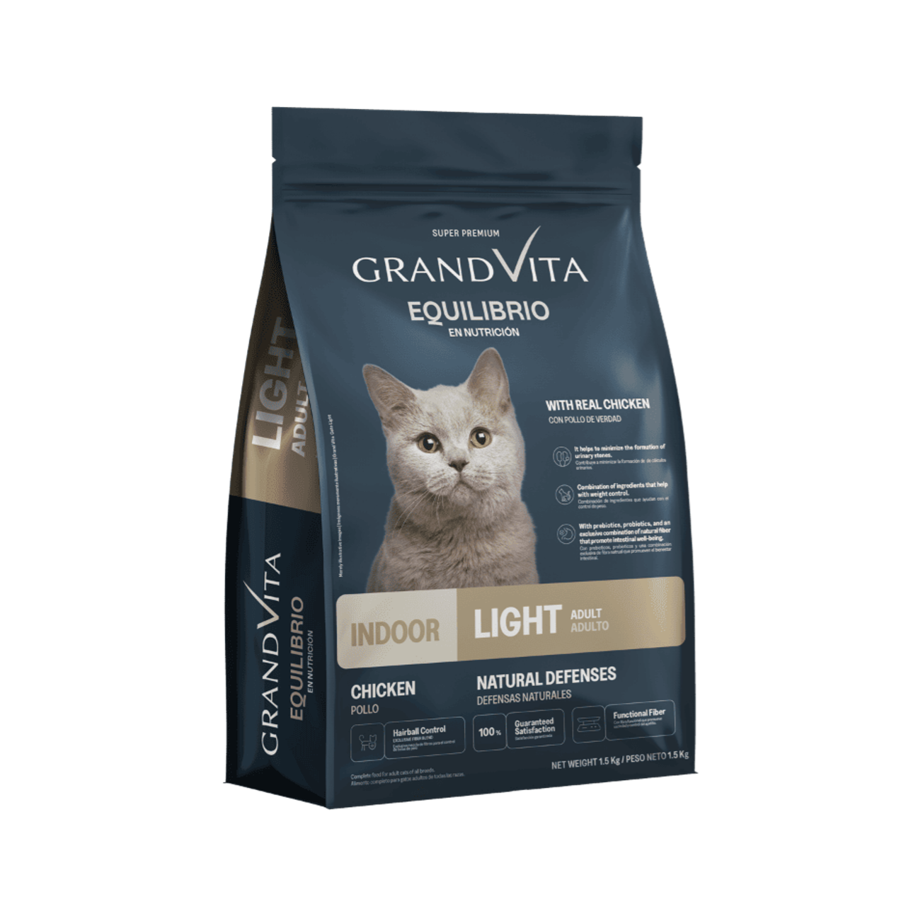 Grand Vita Equilibrio Gato Adulto Light - Alimento para Gatos