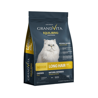 Grand Vita Equilibrio Gato Adulto Pelo Largo - Alimento para Gatos