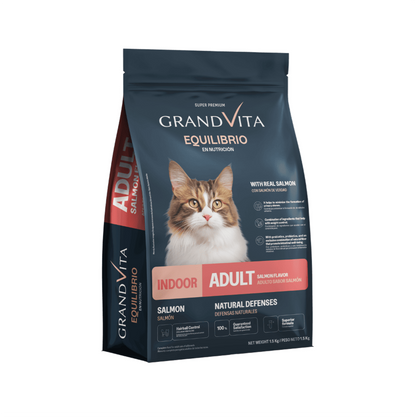 Grand Vita Equilibrio Gato Adulto Salmón - Alimento para Gatos
