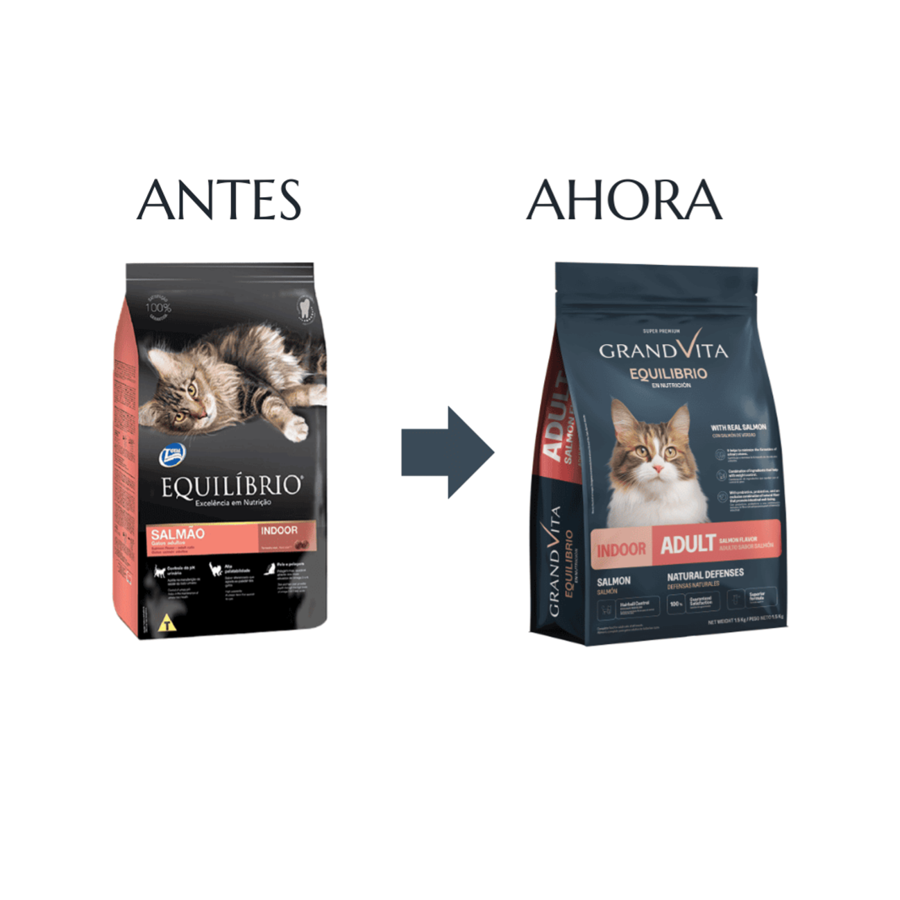 Grand Vita Equilibrio Gato Adulto Salmón - Alimento para Gatos