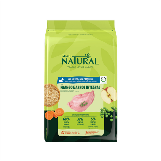 Guabi Natural Perro Adulto Mini y Pequeño Pollo - Alimento para Perros