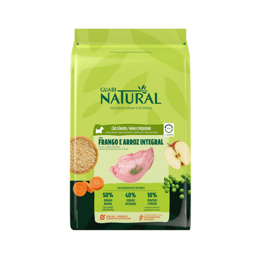 Guabi Natural Perro Senior Mini y Pequeño Pollo - Alimento para Perros