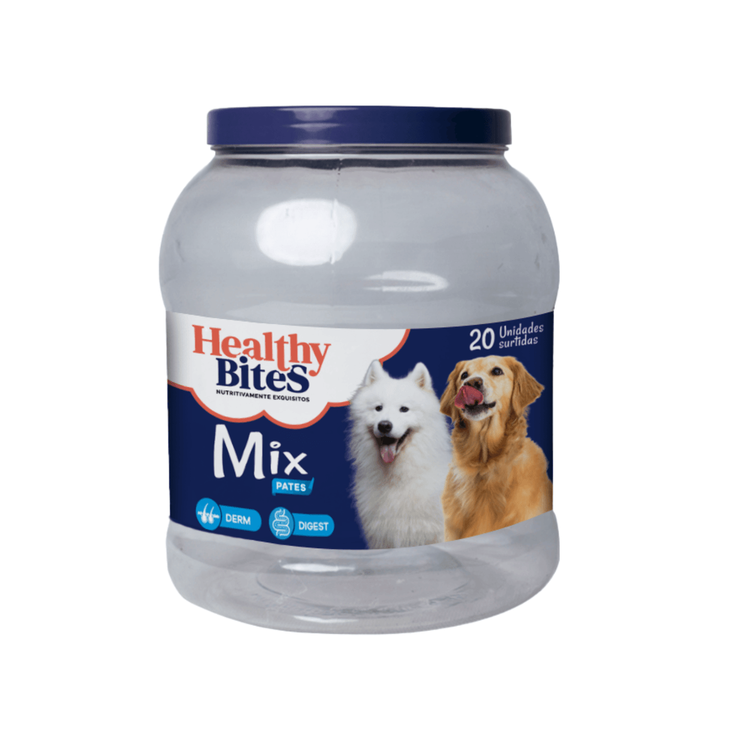 Healthy Bites Paté Derma y Digest para Perros - Snacks para Perros