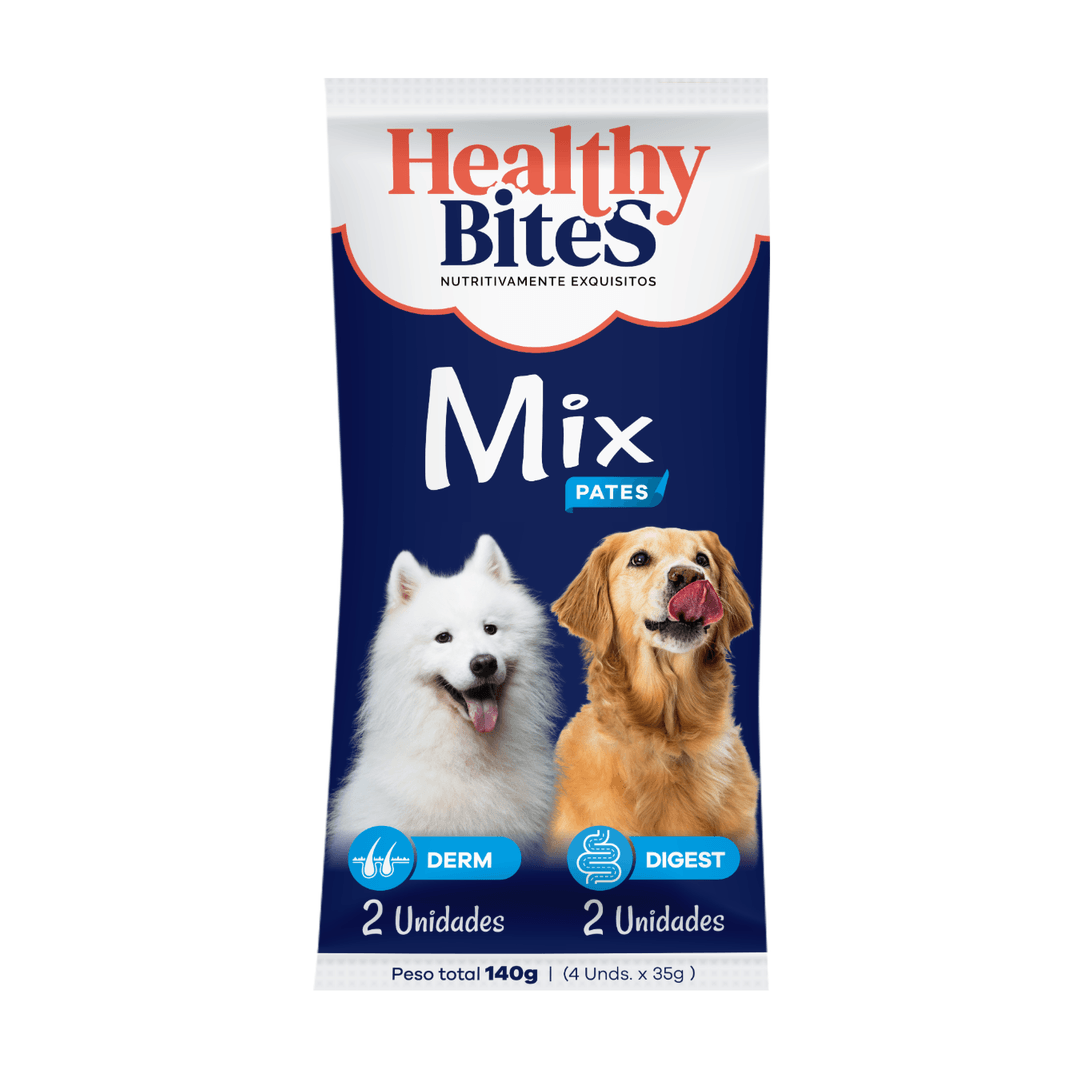 Healthy Bites Paté Derma y Digest para Perros - Snacks para Perros