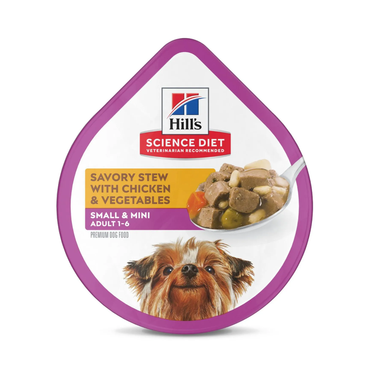 Hill's Adult Small and Mini Chicken Tray - Alimento Húmedo para Perros