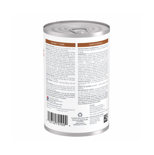 Hills Prescription Diet k/d Lata - Alimento Húmedo para Perros 