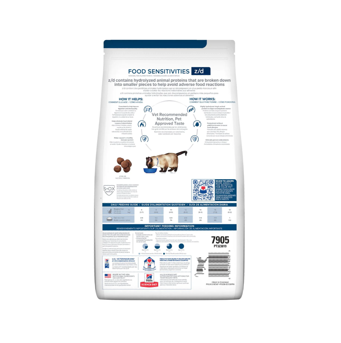 Hills Prescription Diet z/d - Alimento para Gatos