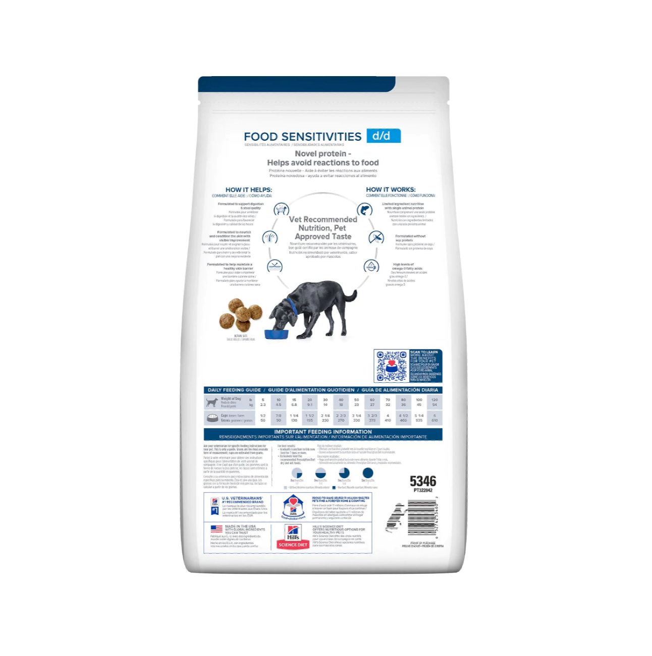 Hills Prescription Diet d/d Skin Support - Alimento para Perros