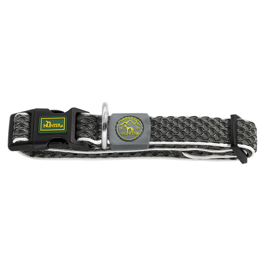 Hunter Collar Hilo Vario Basic Anthracite - Collares para Perros