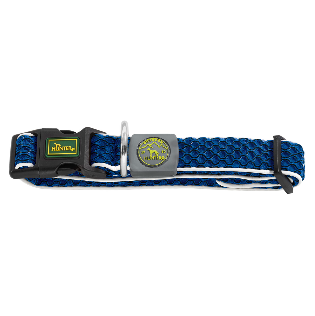 Hunter Collar Hilo Vario Basic Blue - Collares para Perros