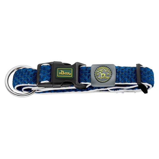 Hunter Collar Hilo Vario Plus Blue L-XL - Collares para Perros