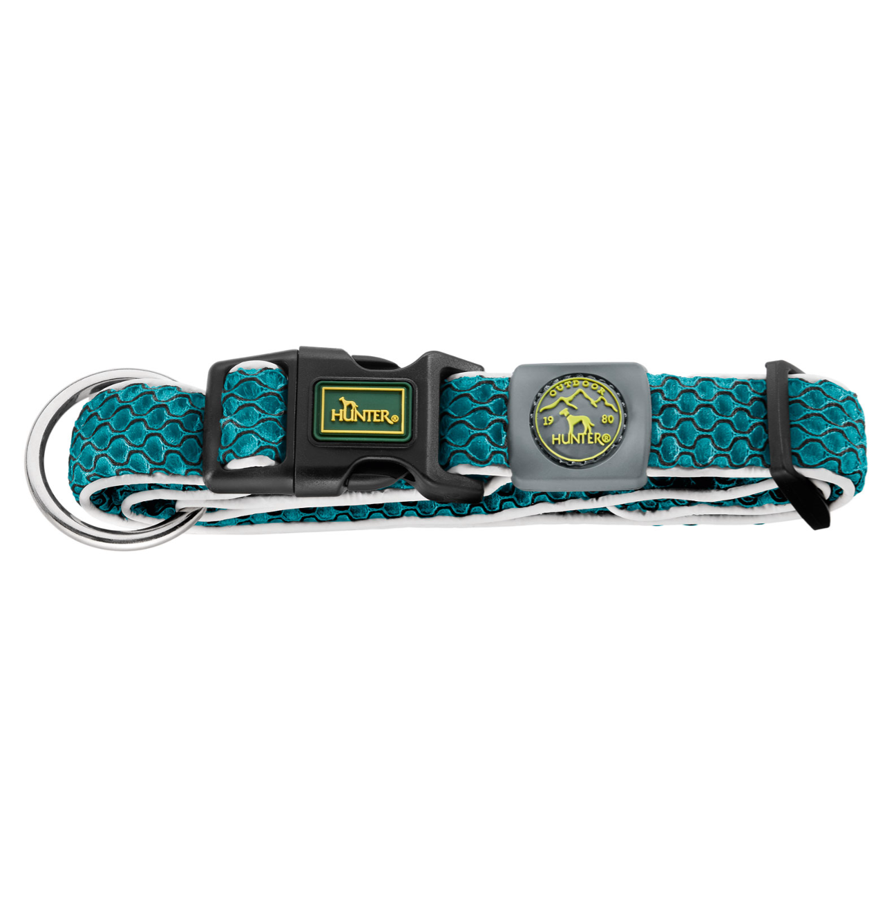 Hunter Collar Hilo Vario Plus Turquoise L-XL - Collares para Perros