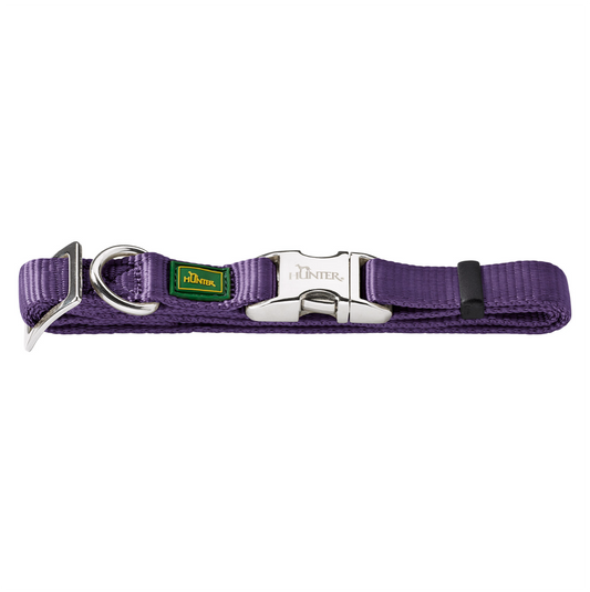 Hunter Collar Vario Basic Alu-Strong Violette - Collares para Perros