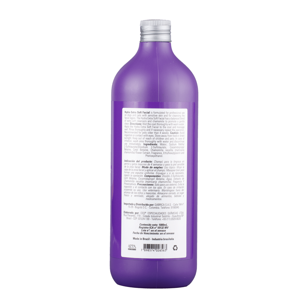 Hydra Extra Soft Facial Shampoo para Perros y Gatos - Petit Paws
