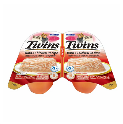 Inaba Cat Twins Tuna and Chicken Recipe - Alimento Húmedo para Gatos