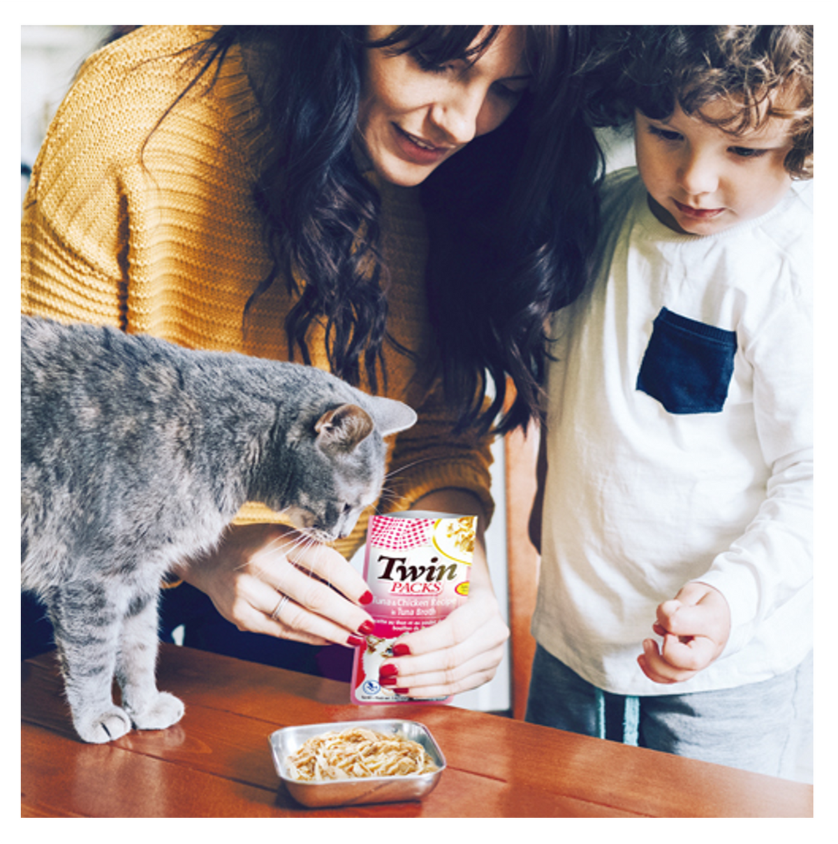 Inaba Twin Packs Pollo y Atún en Caldo de Atún - Alimento para Gatos