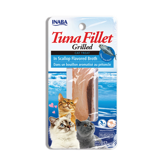 Inaba Cat Grilled Tuna Fillet in Scallop Broth - Snacks para Gatos