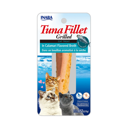 Inaba Cat Grilled Tuna Fillet in Calamari Broth - Snacks para Gatos