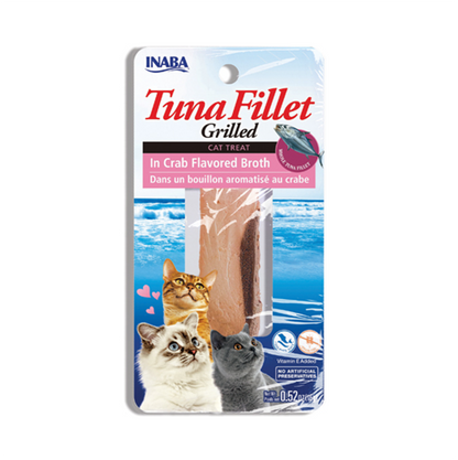 Inaba Cat Grilled Tuna Fillet in Crab Broth - Snacks para Gatos