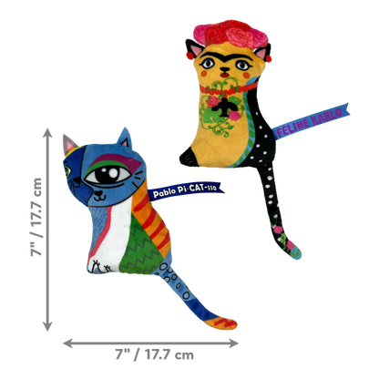 Kong Artz Kahlo / Picasso - Juguetes para Gatos