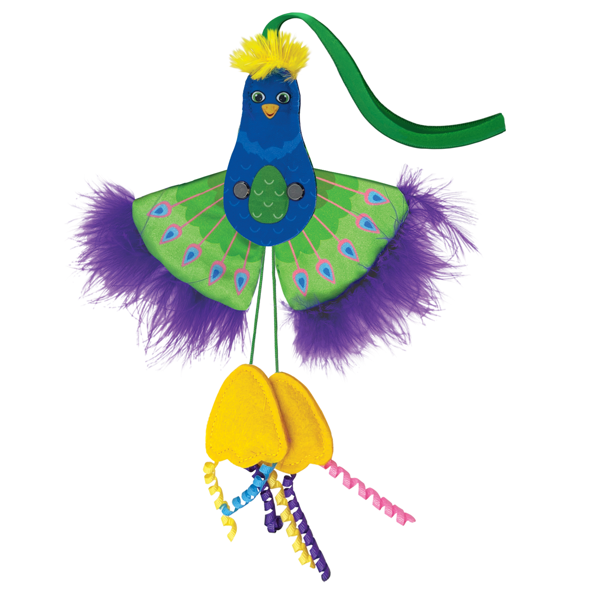 Kong Connects Peacock - Juguetes para Gatos
