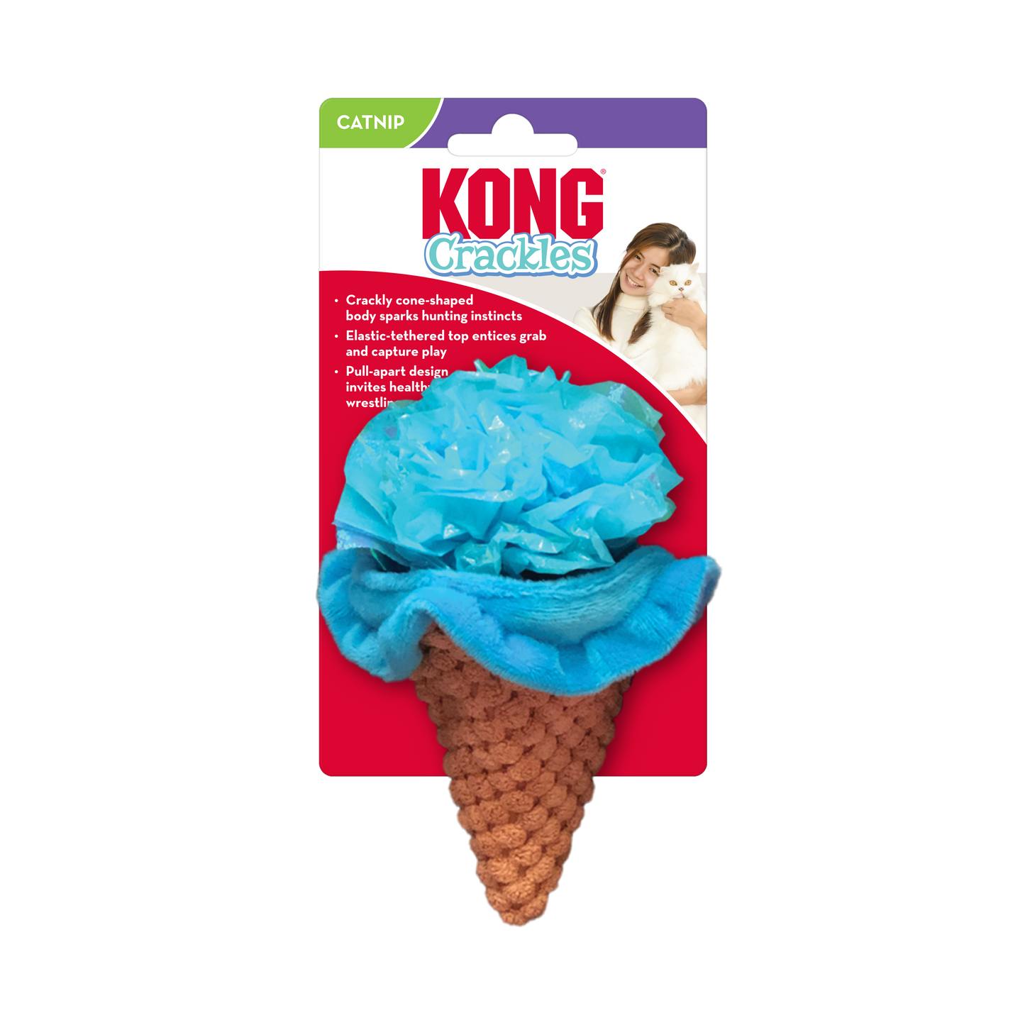 Kong Crackles Scoopz - Juguetes para Gatos