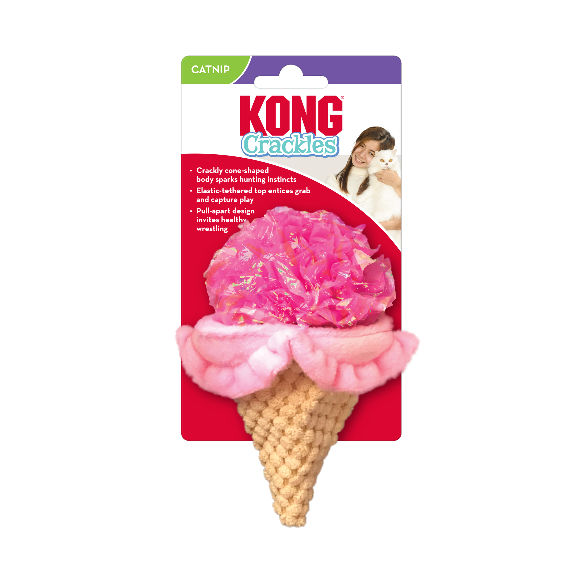 Kong Crackles Scoopz - Juguetes para Gatos